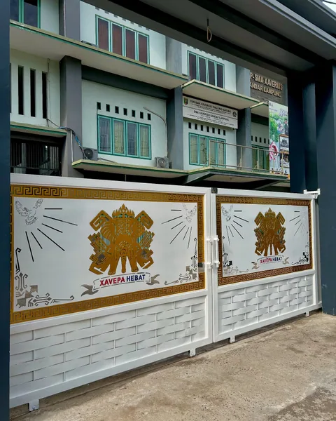 Pagar laser cutting Xaverius — dokumentasi foto pada profil King Laser Art