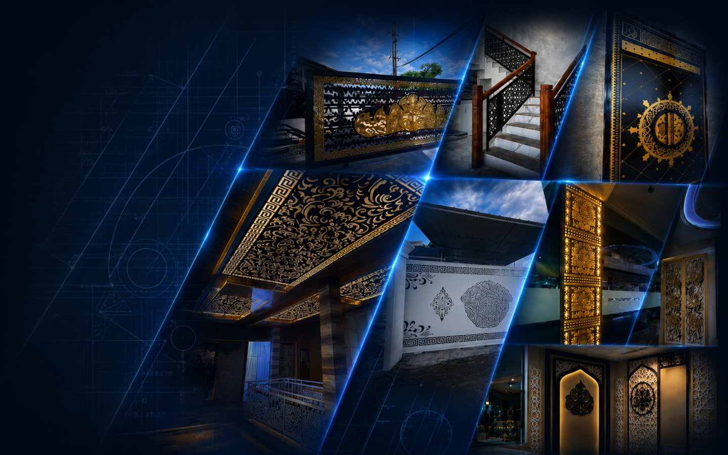 Facade dan cladding laser cutting King Laser Art