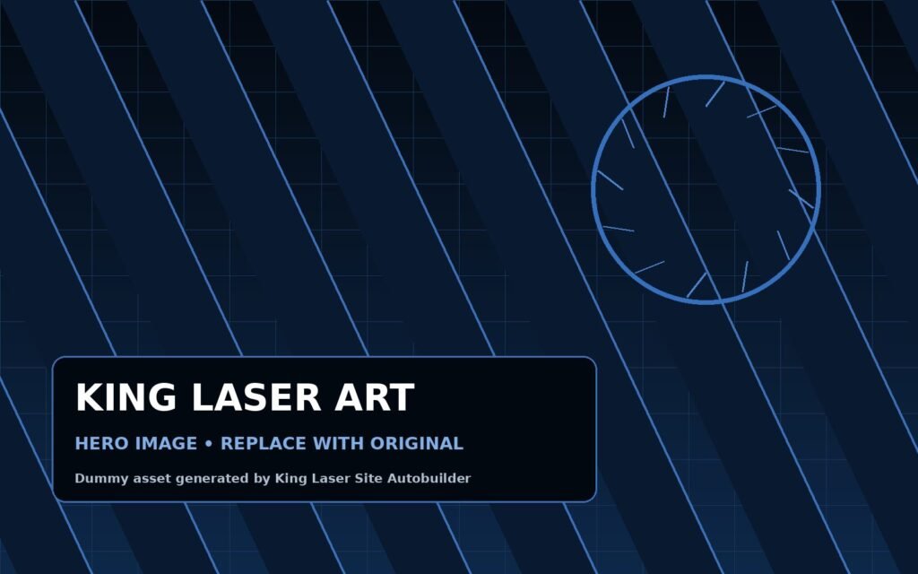 Dummy placeholder - replace dengan foto asli King Laser Art