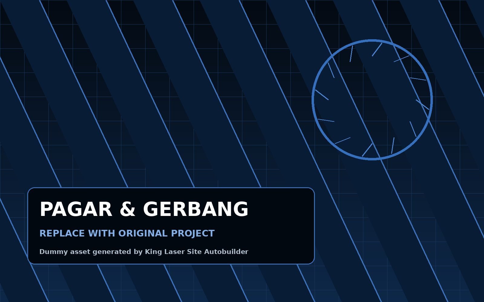 Dummy placeholder - replace dengan foto asli King Laser Art
